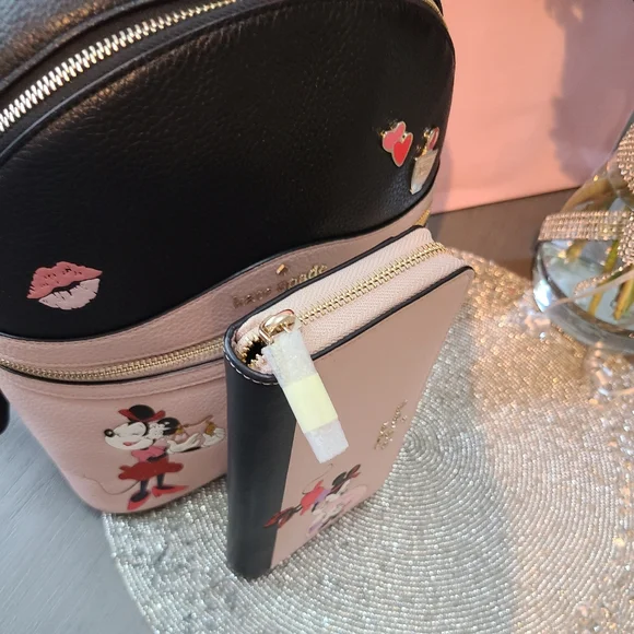 Kate Spade Disney Minnie Mouse Backpack & Wallet ❤ - Picture 12 of 16